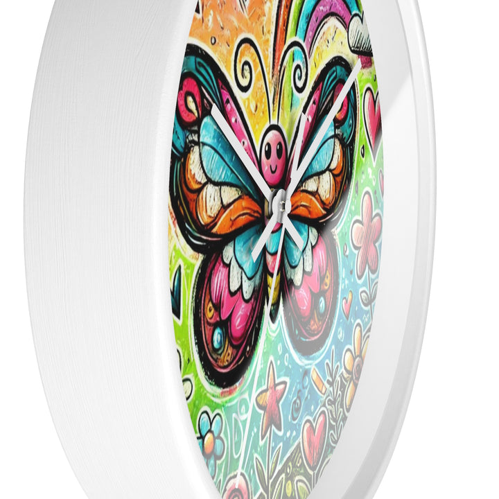 Butterfly Beauty Wall Clock