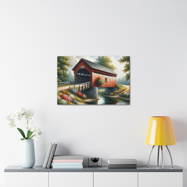 Country Bridge Canvas Gallery Wraps