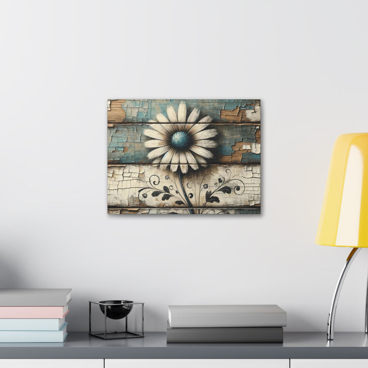 Rustic Daisy Canvas Gallery Wraps