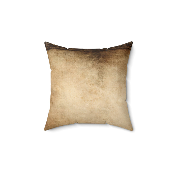 King and Queen of Hearts Faux Suede Square Pillow