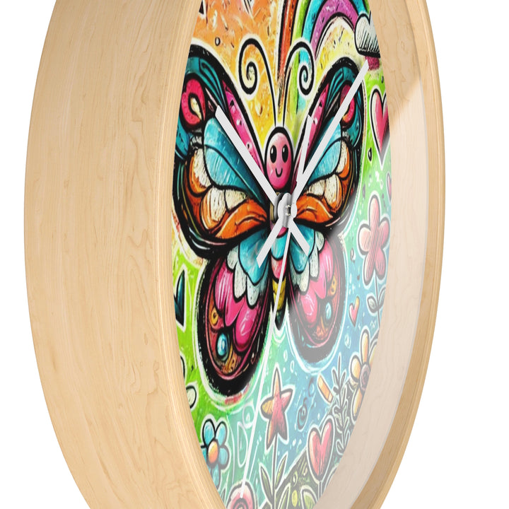 Butterfly Beauty Wall Clock