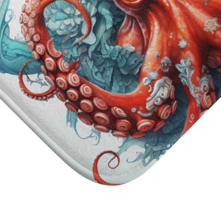 Wild Fierce Octopus Bath Mat