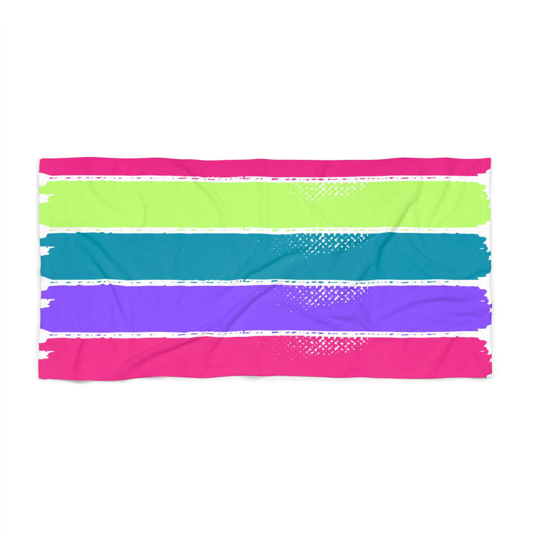 Neon Paint Beach Towel