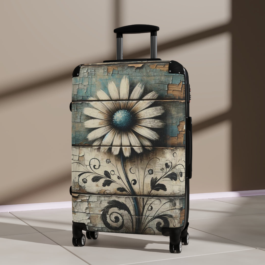 Rustic Daisy Suitcase