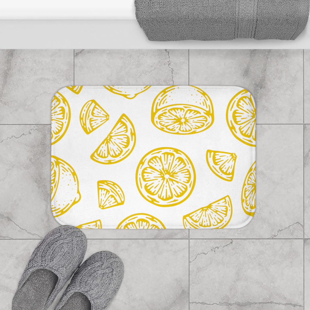 Lemon Zest Bath Mat