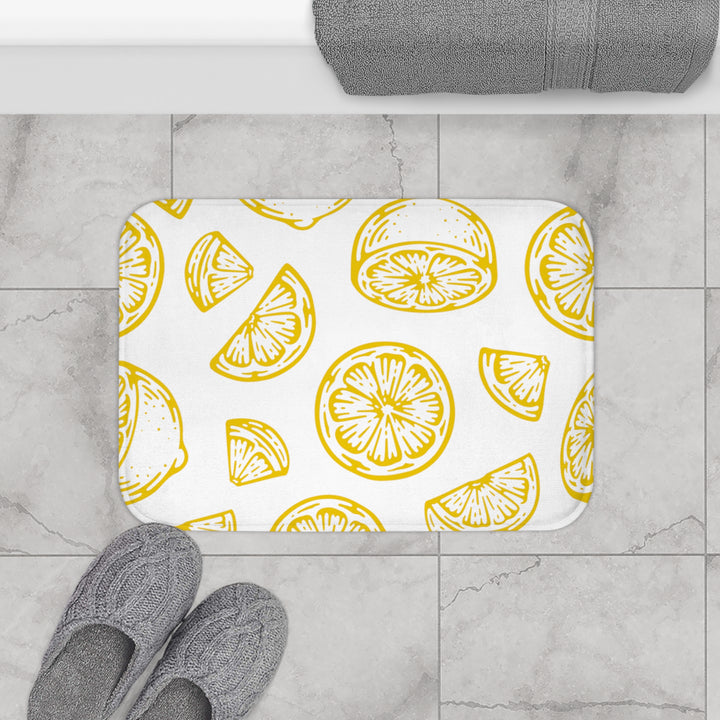 Lemon Zest Bath Mat