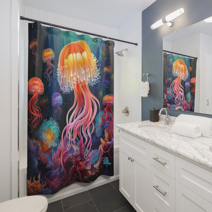 Ocean Ballet Shower Curtains