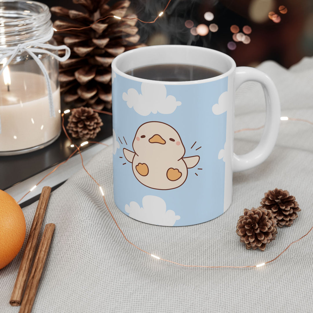 Happy Duck Ceramic Mug, (11oz)