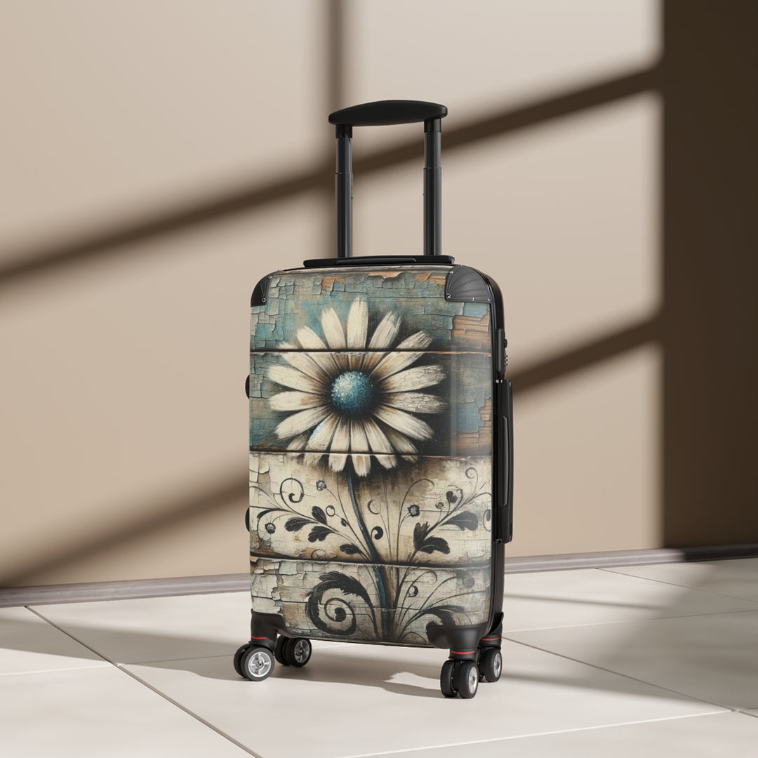 Rustic Daisy Suitcase