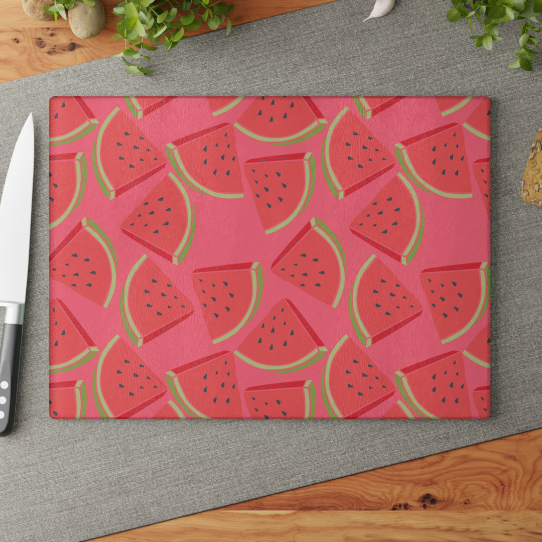 Watermelon Glass Cutting Board