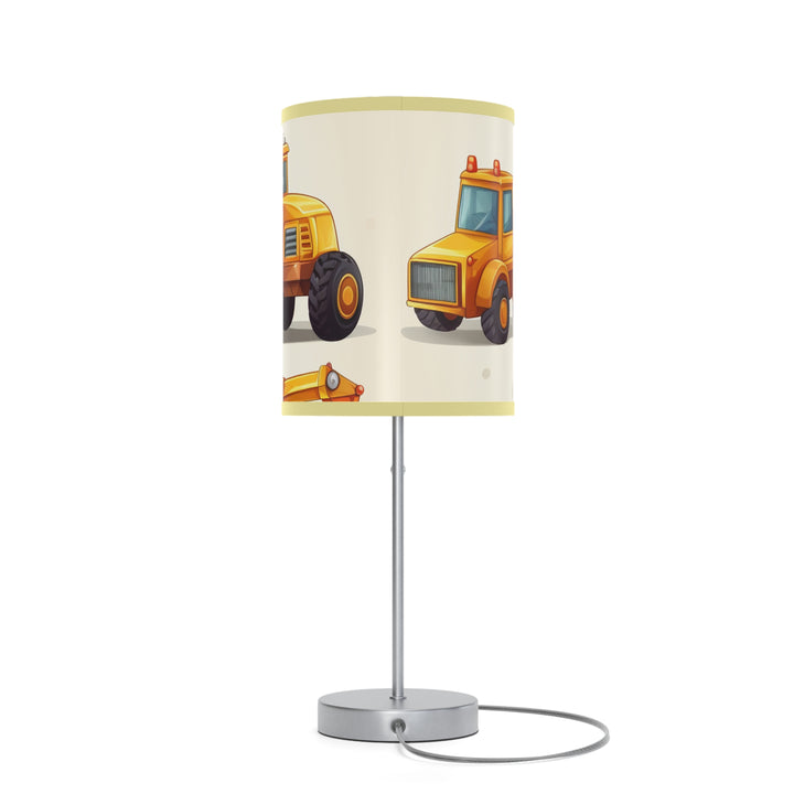 Construction Vehicle Lamp on a Stand