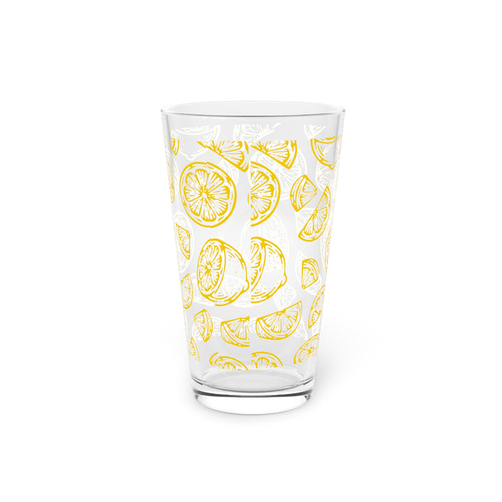 Lemon Slices Pint Glass, 16oz