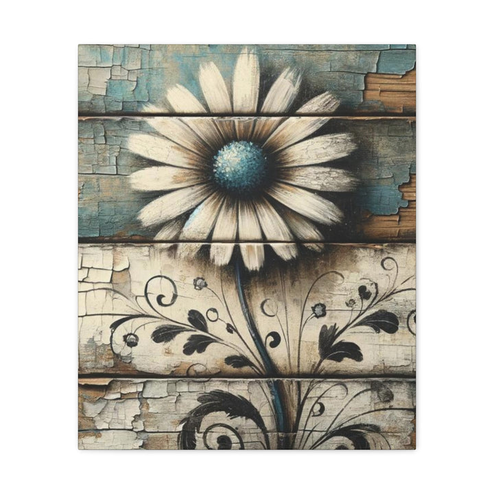 Rustic Daisy Canvas Gallery Wraps