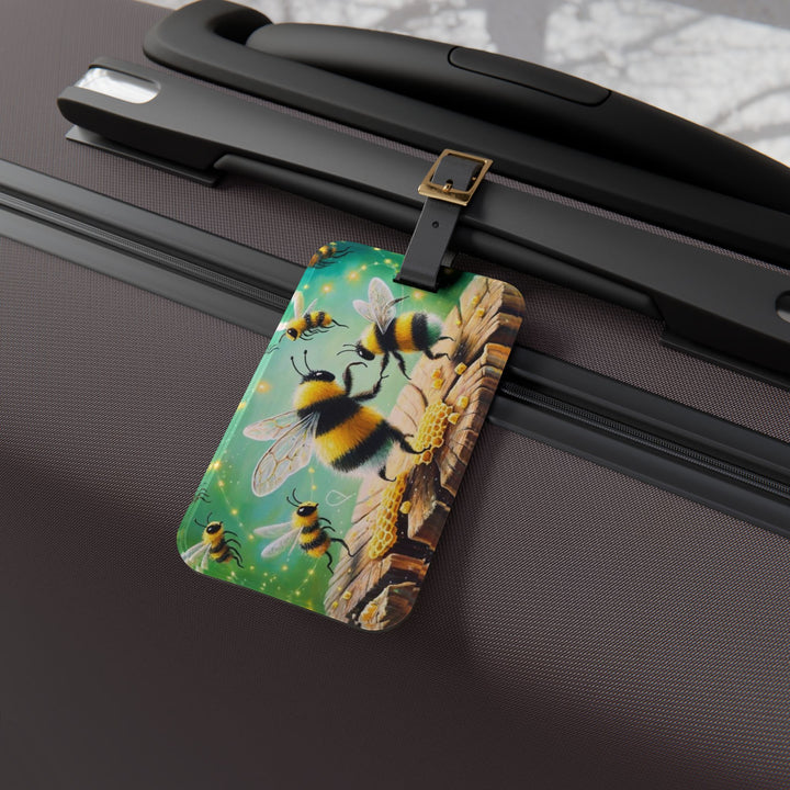 Dancing Bees Luggage Tag