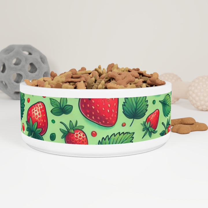 Strawberries Pet Bowl