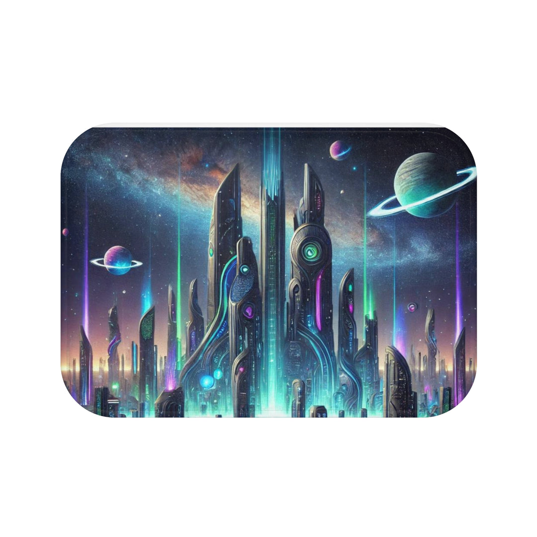 Alien City Bath Mat