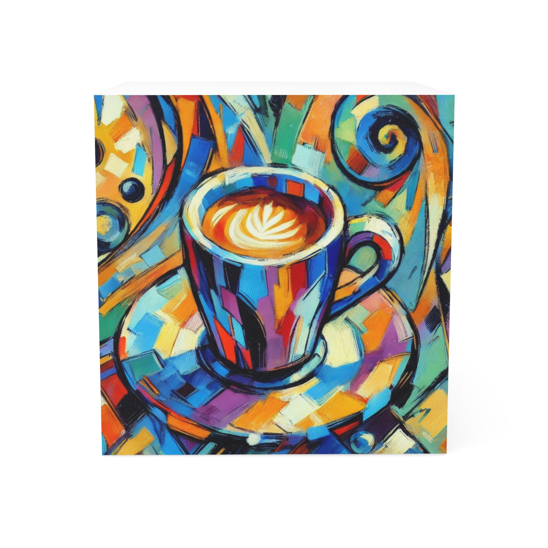 Colorful Coffee Note Cube