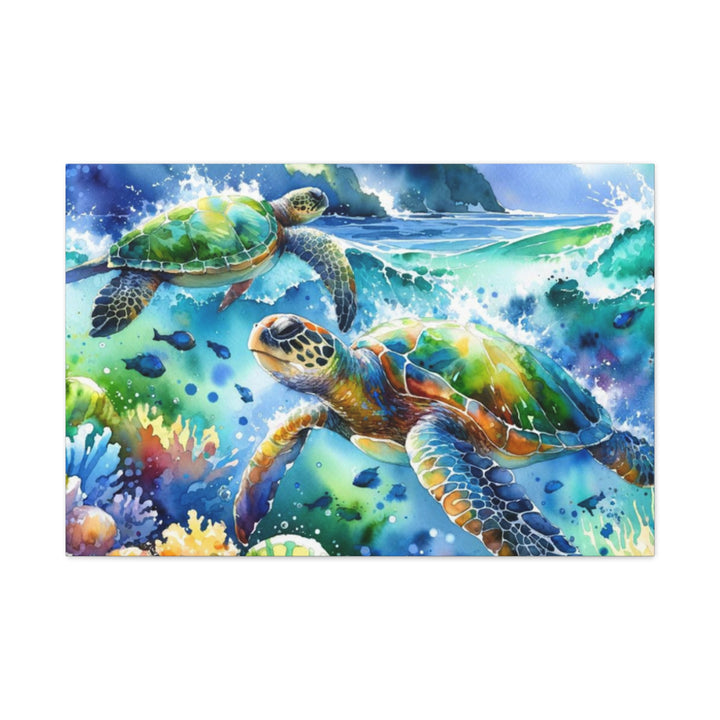 Sea Turtles Canvas Gallery Wraps