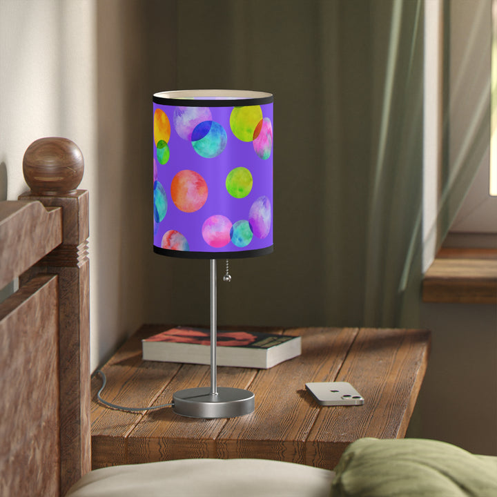 Polka Dot Lamp on a Stand