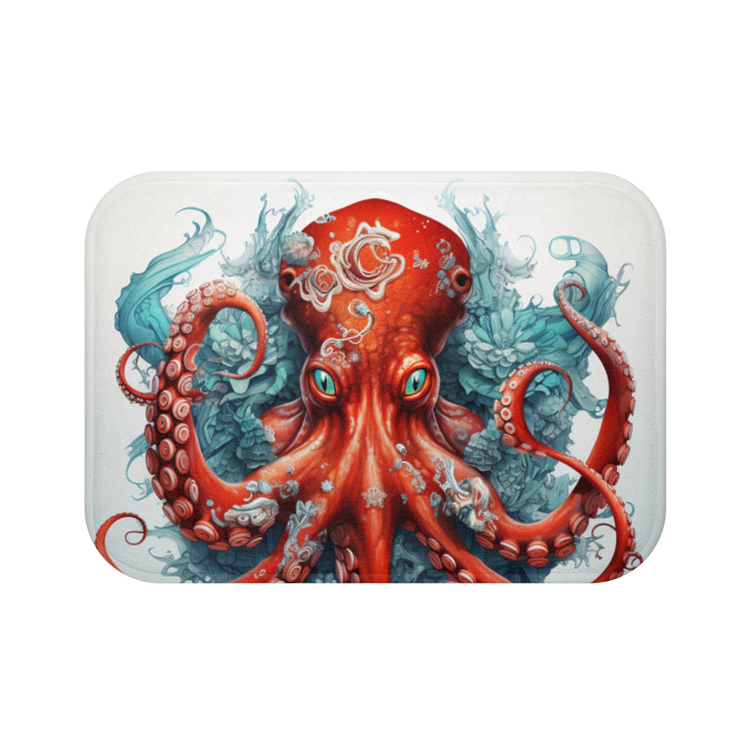 Wild Fierce Octopus Bath Mat