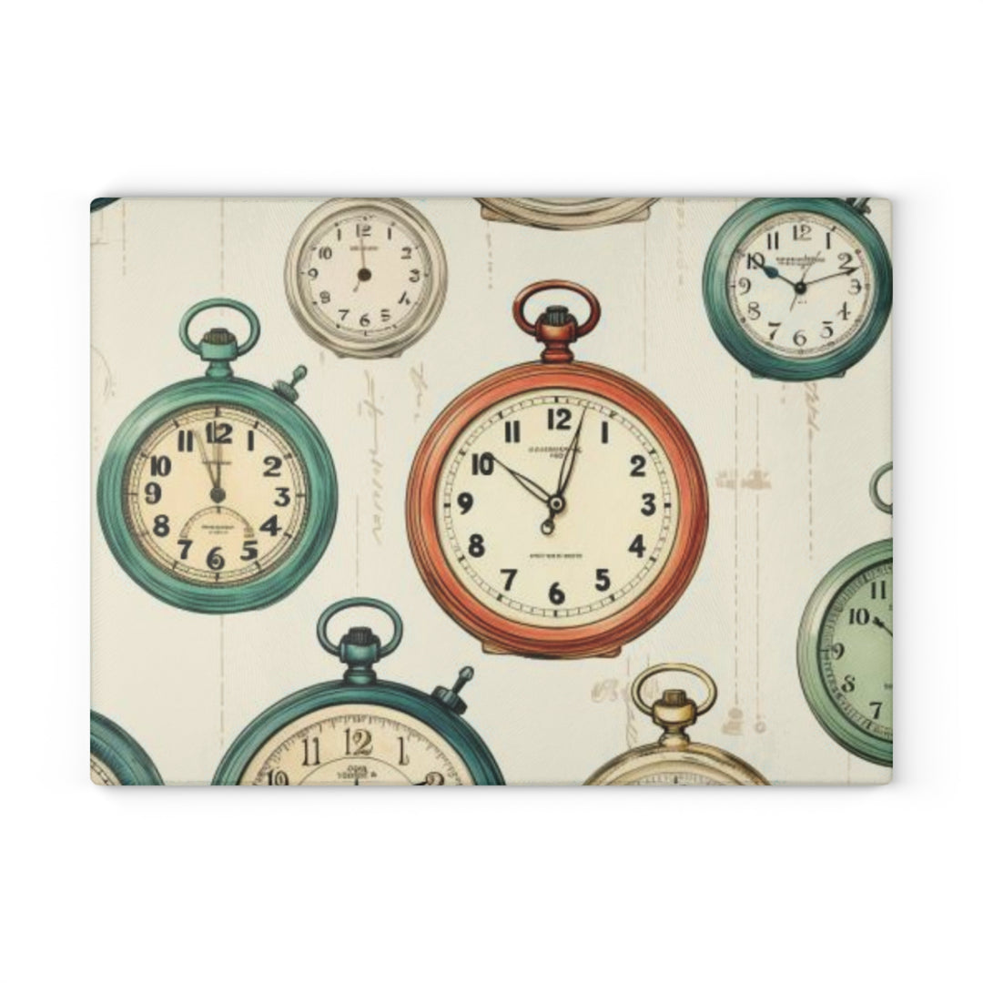 Stop Time Glass Cutting Board