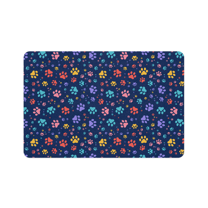 Colorful Paws Pet Food Mat (12x18)