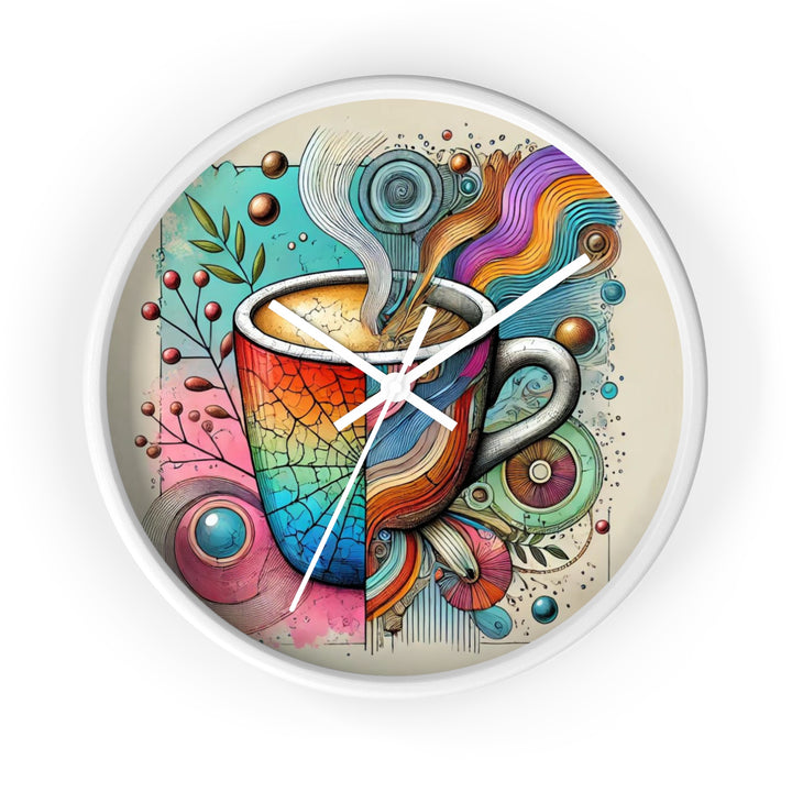 Coffee Colors Wall Clock