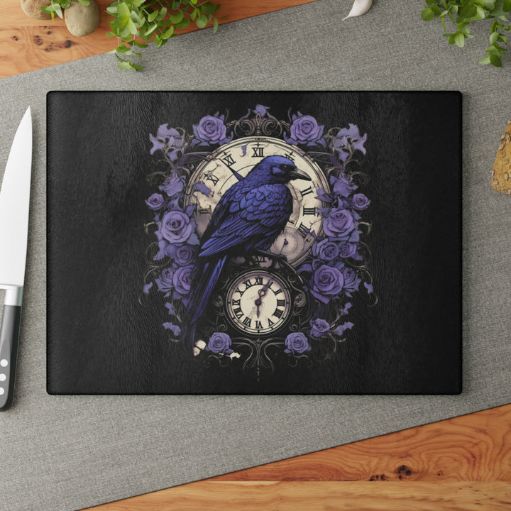 The Raven Glass Cutting Board