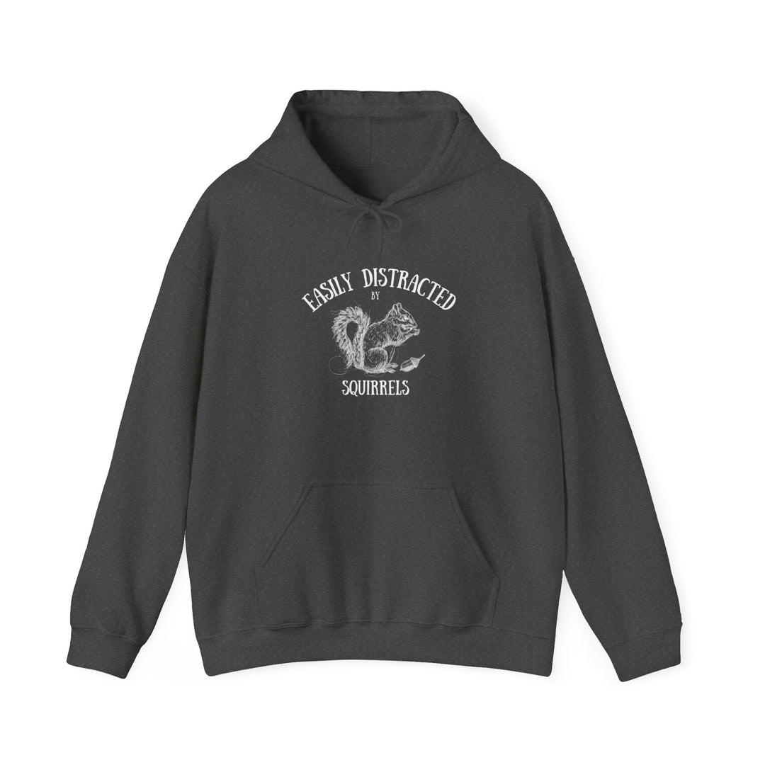 Easily Distracted By Squirrels Unisex Heavy Blend™ Hooded Sweatshirt