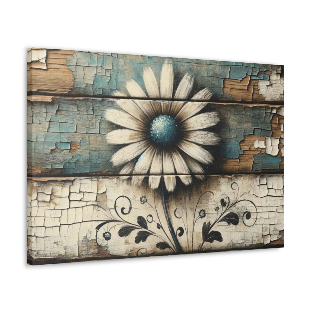 Rustic Daisy Canvas Gallery Wraps