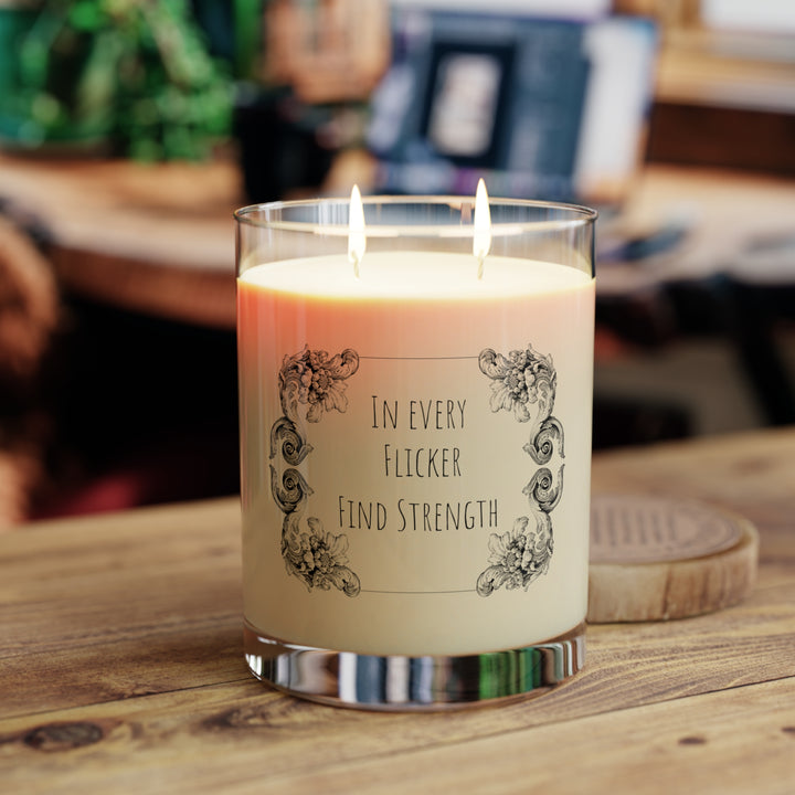 Find Your Strength Scented Candle - Full Glass, 11oz