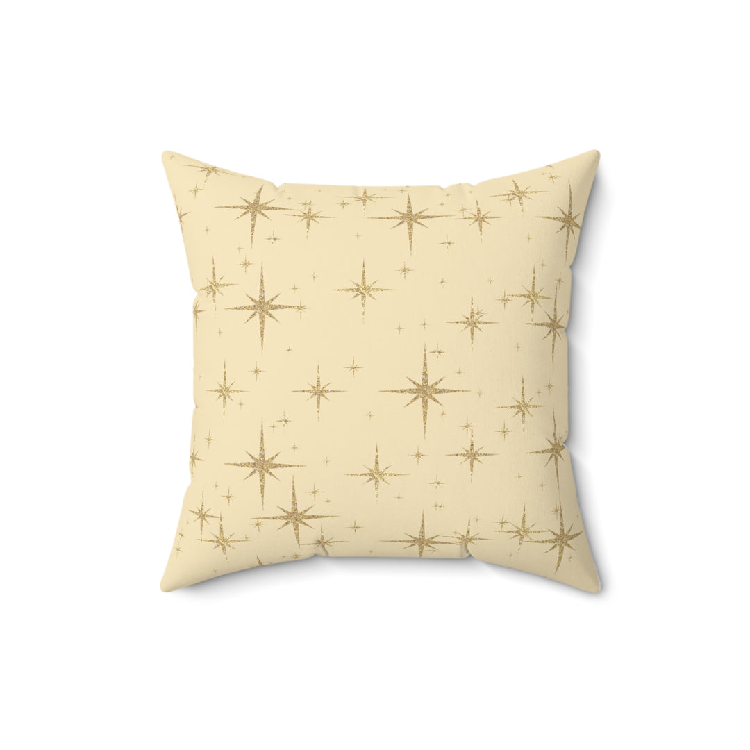 Light of the Moon Faux Suede Square Pillow