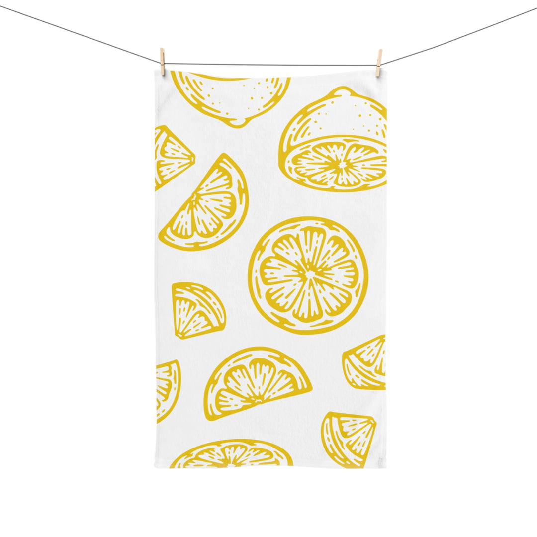 Lemon Slice Hand Towel