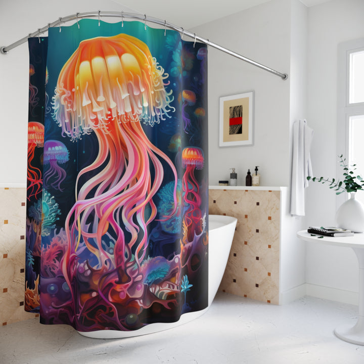 Ocean Ballet Shower Curtains