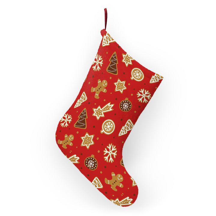 Gingerbread Large Christmas Stocking