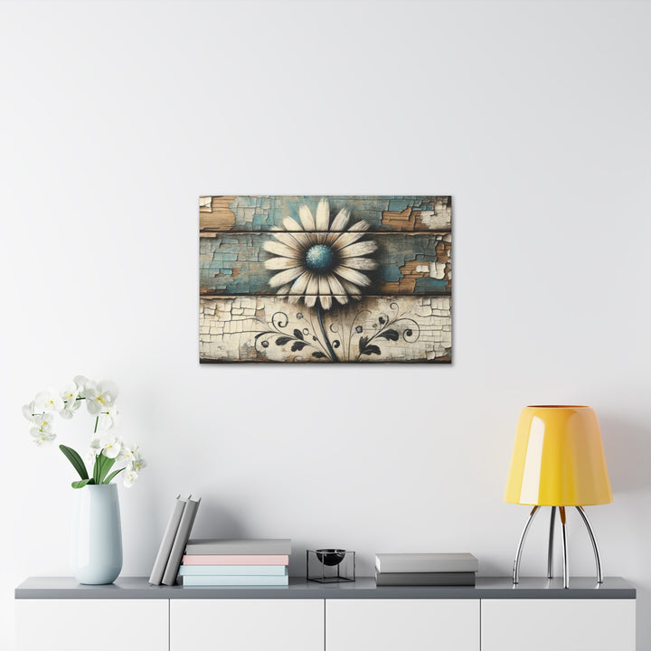 Rustic Daisy Canvas Gallery Wraps