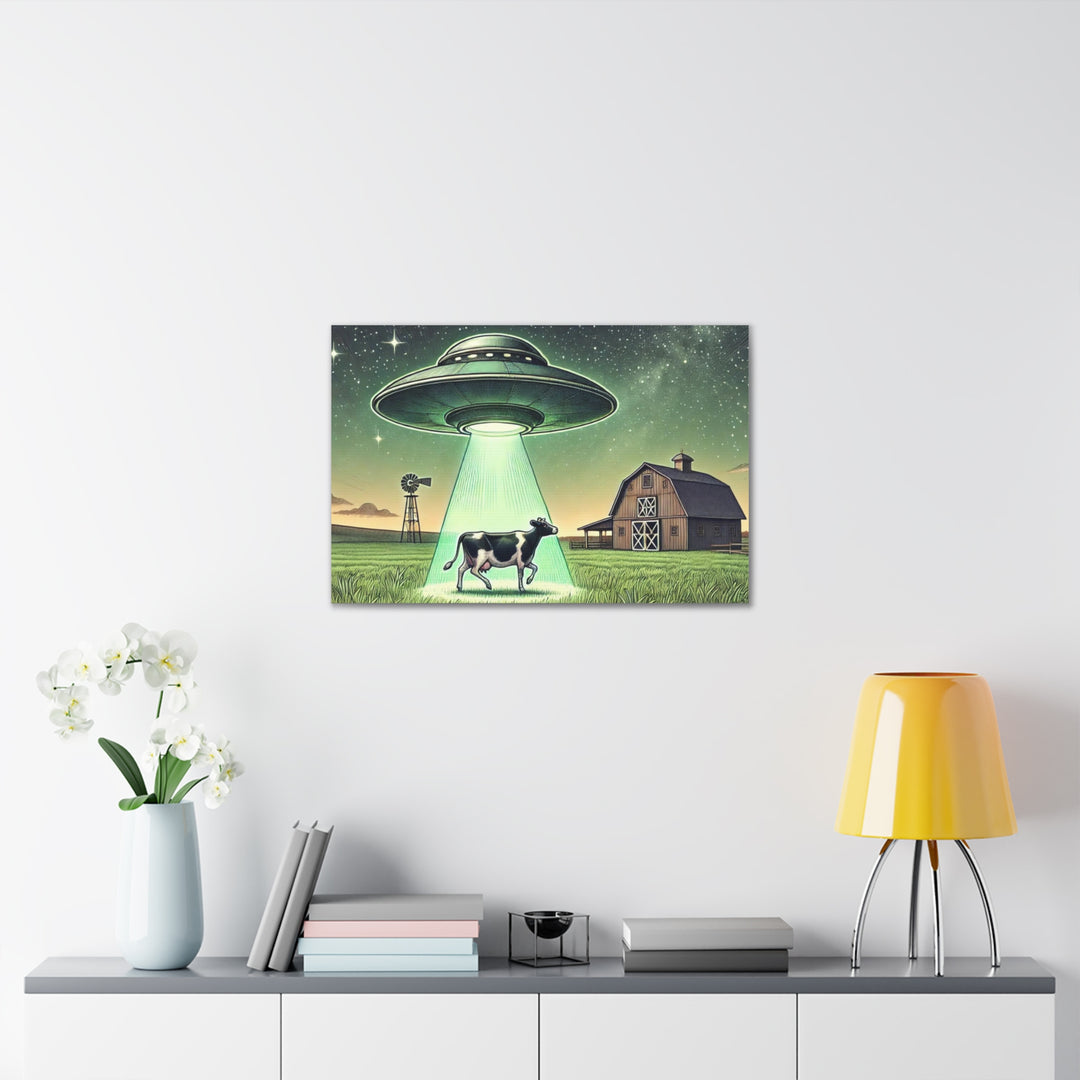 Alien Abduction Canvas Gallery Wraps