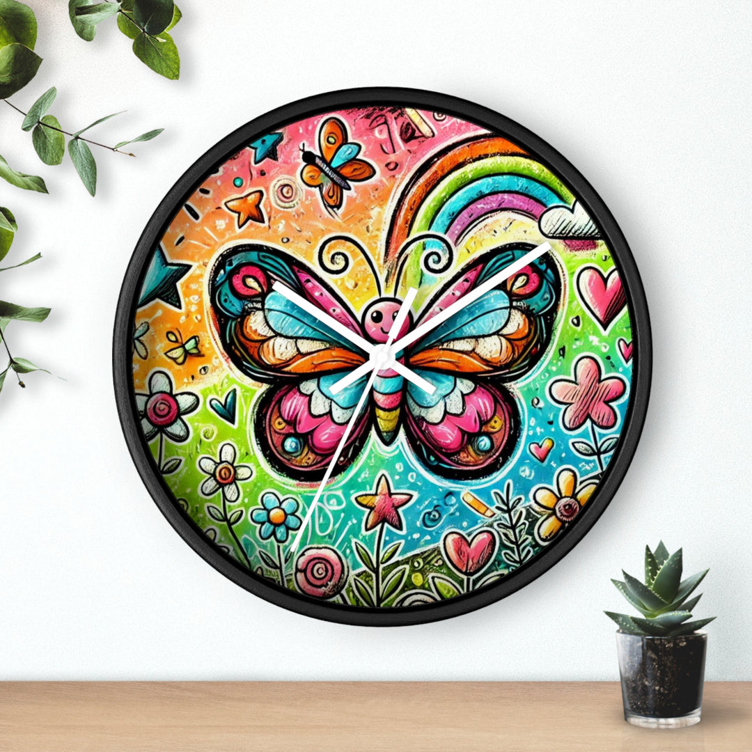 Butterfly Beauty Wall Clock