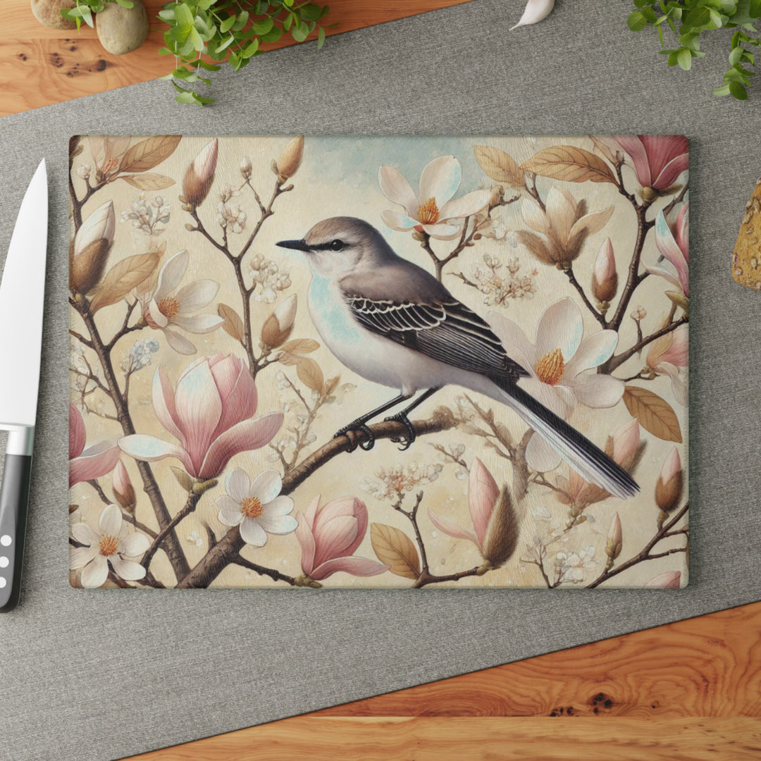 Mockingbird Glass Cutting Board