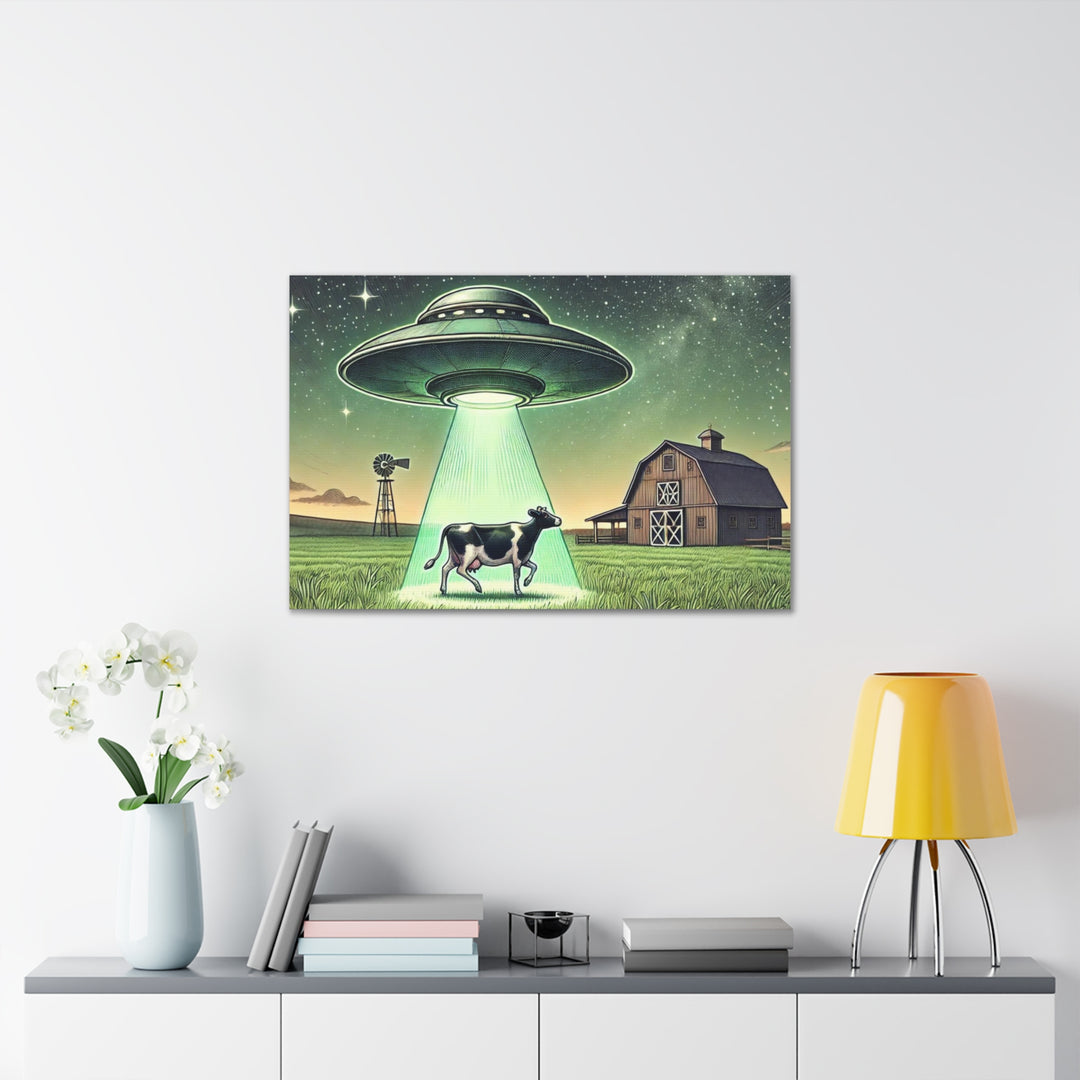 Alien Abduction Canvas Gallery Wraps