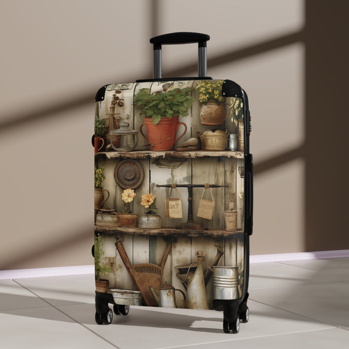 Rustic Country Garden Suitcase