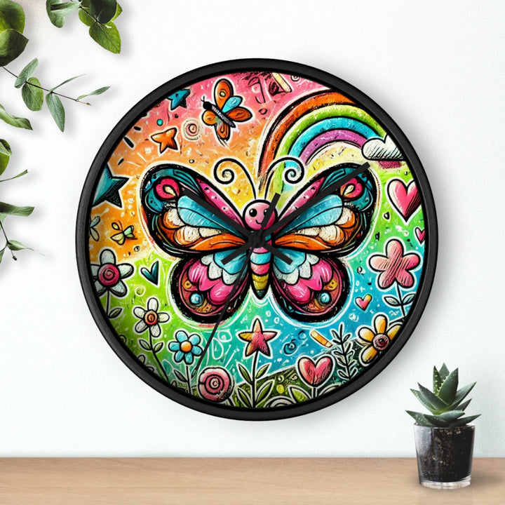 Butterfly Beauty Wall Clock