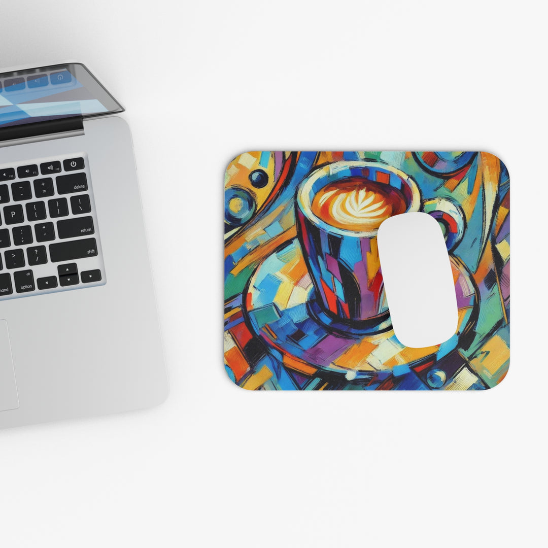 Colorful Coffee Mouse Pad (Rectangle)