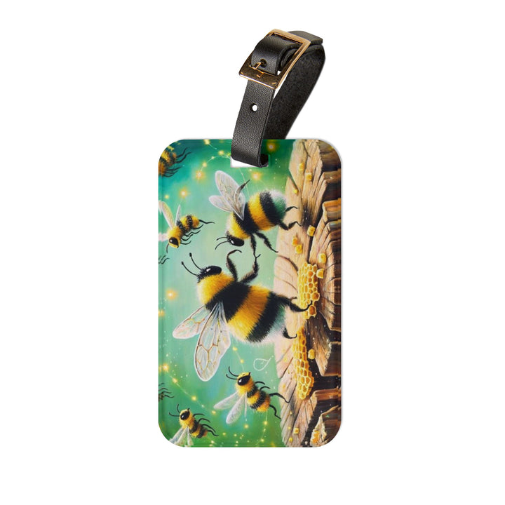 Dancing Bees Luggage Tag