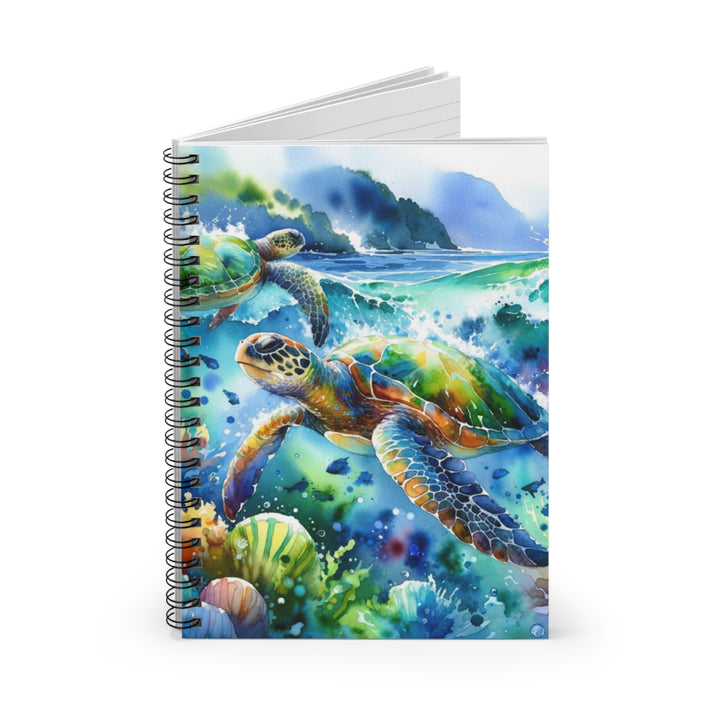 Sea Turtles Spiral Notebook - Ruled Line