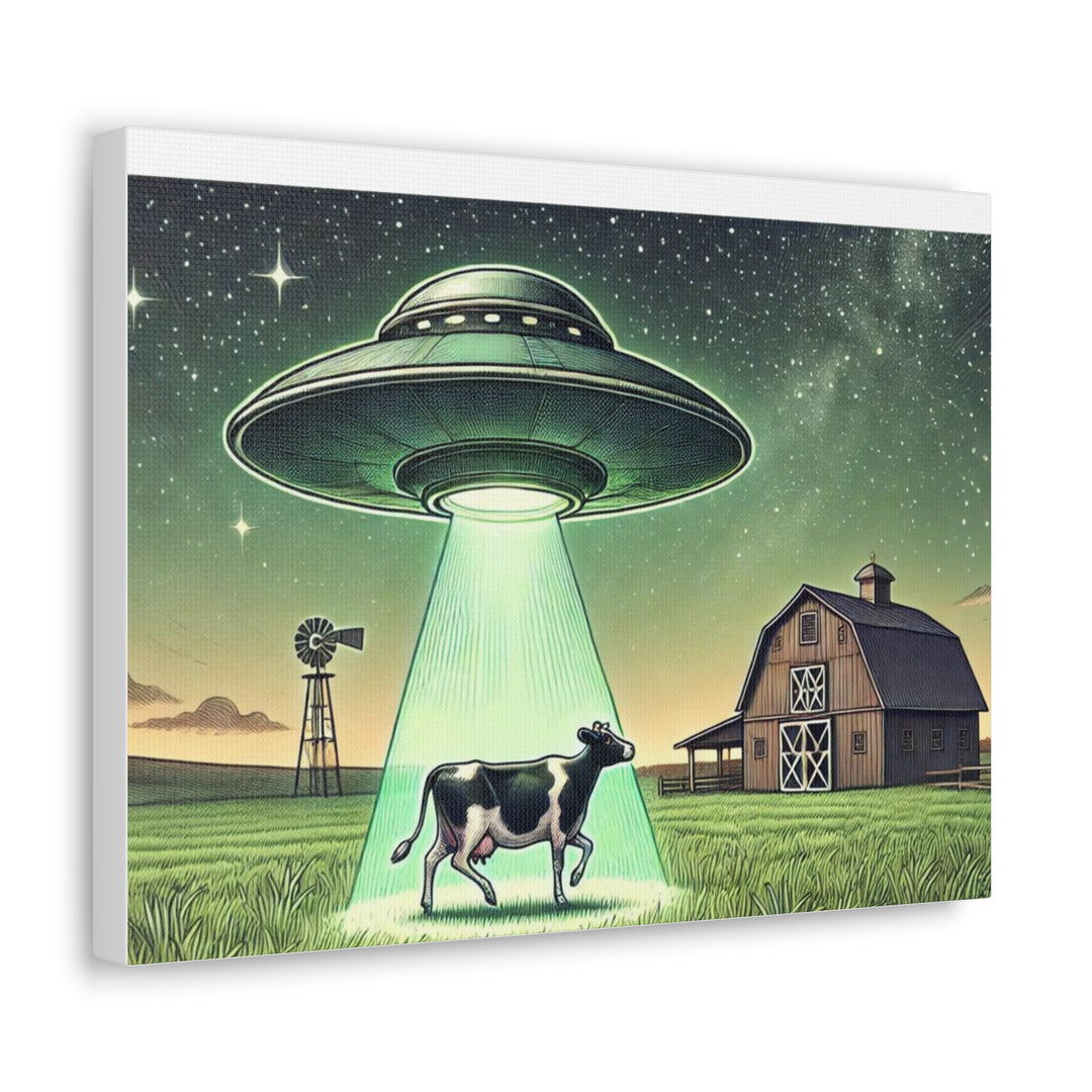 Alien Abduction Canvas Gallery Wraps