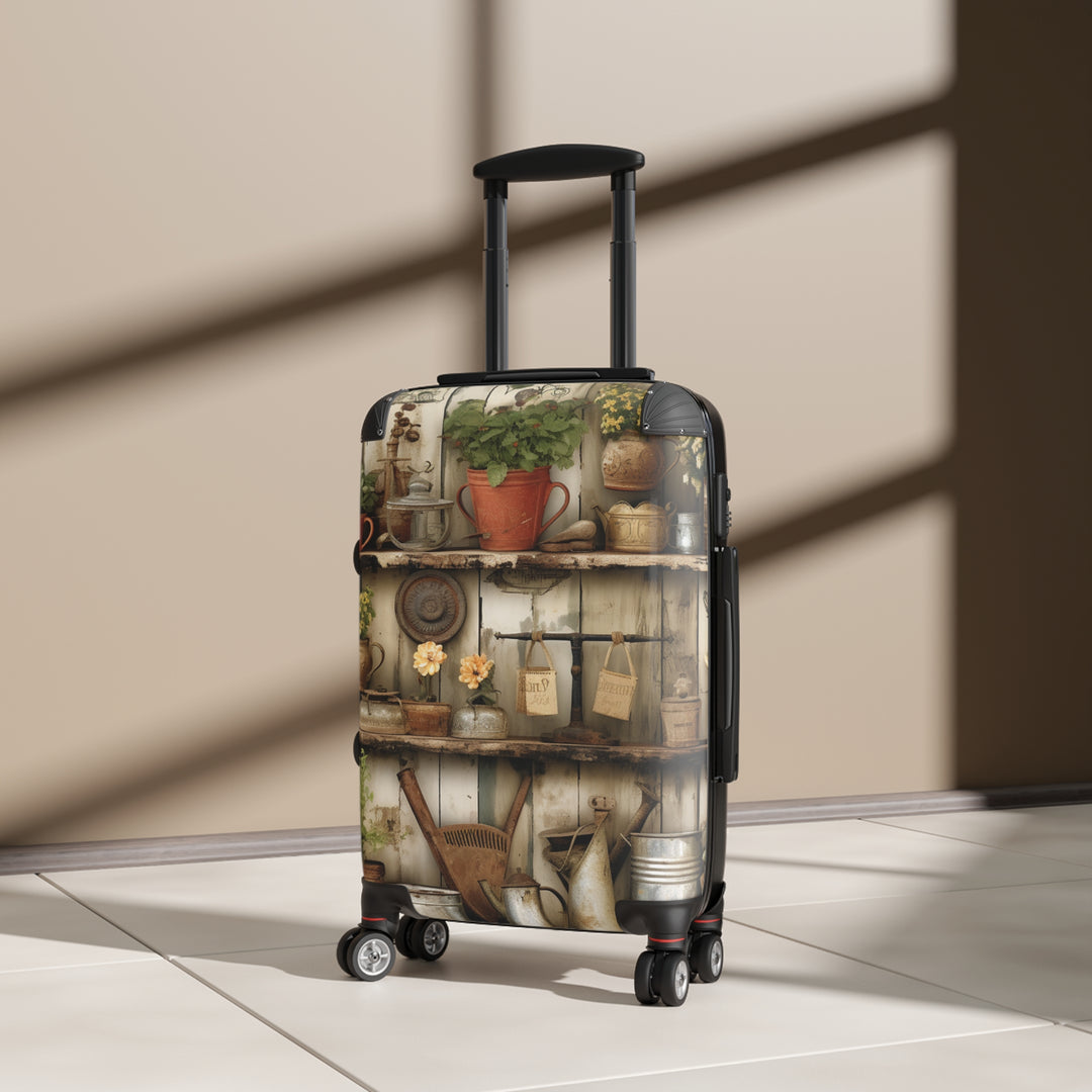 Rustic Country Garden Suitcase