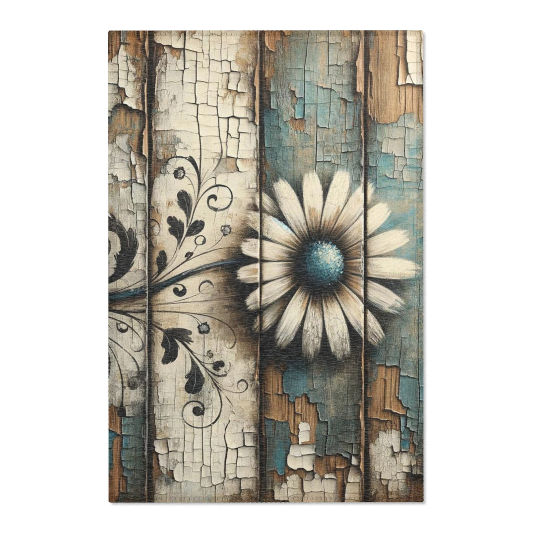 Country Daisy Area Rugs