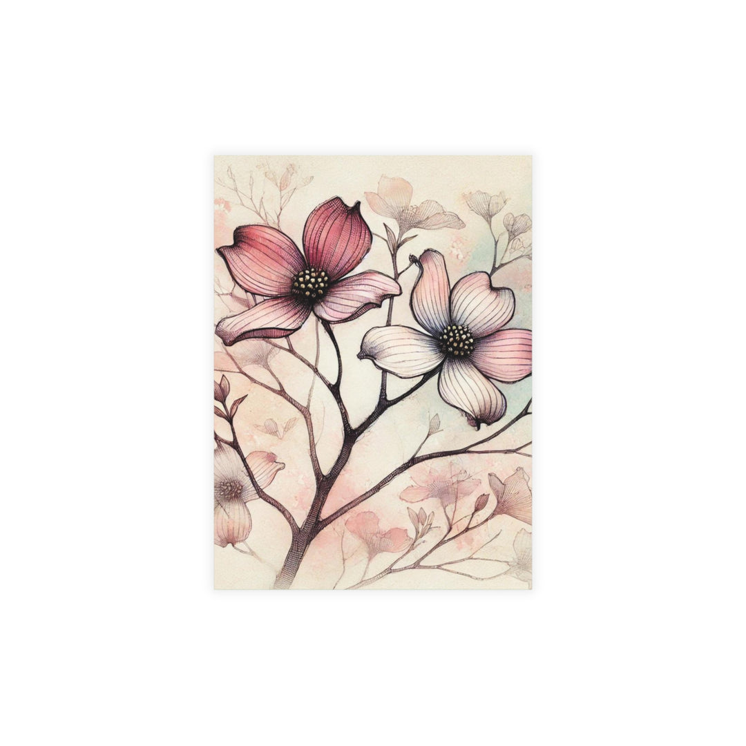 Beautiful Dogwood Branch Postcard Bundles (envelopes included)