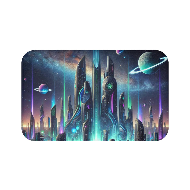 Alien City Bath Mat